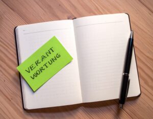 Notizblock für ein Journaling