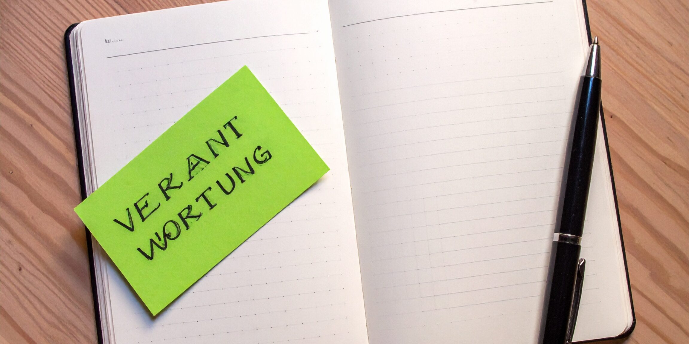 Notizblock für ein Journaling