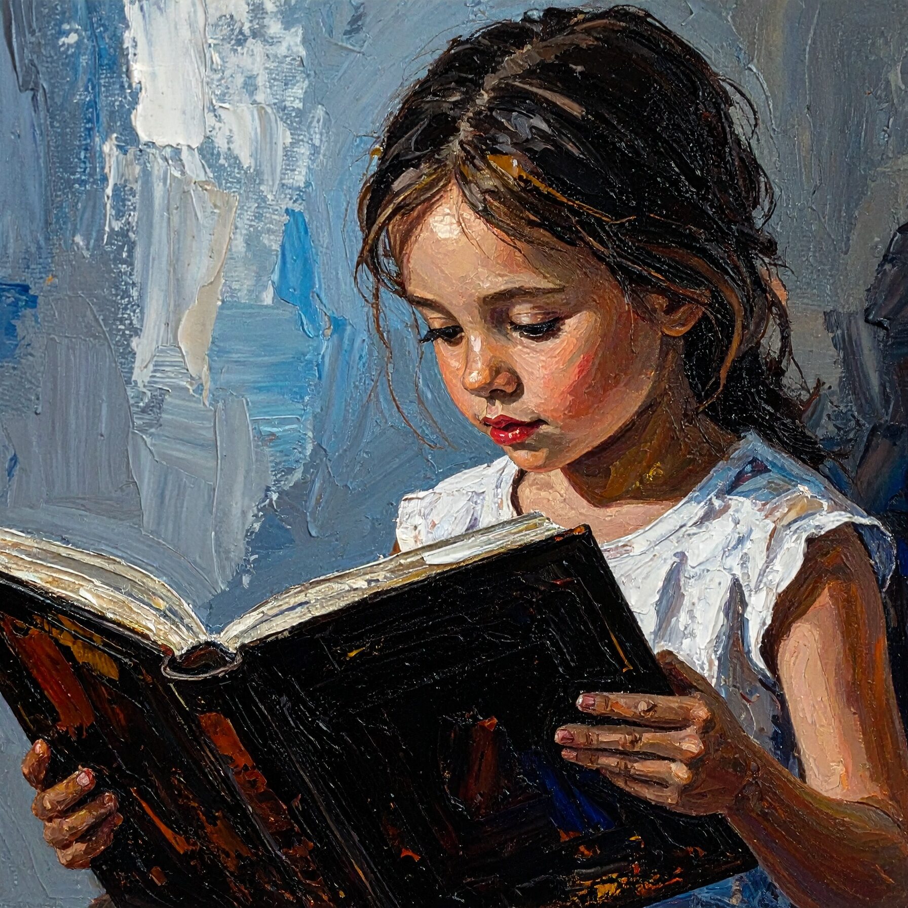 kindliest Kind beim Lesen